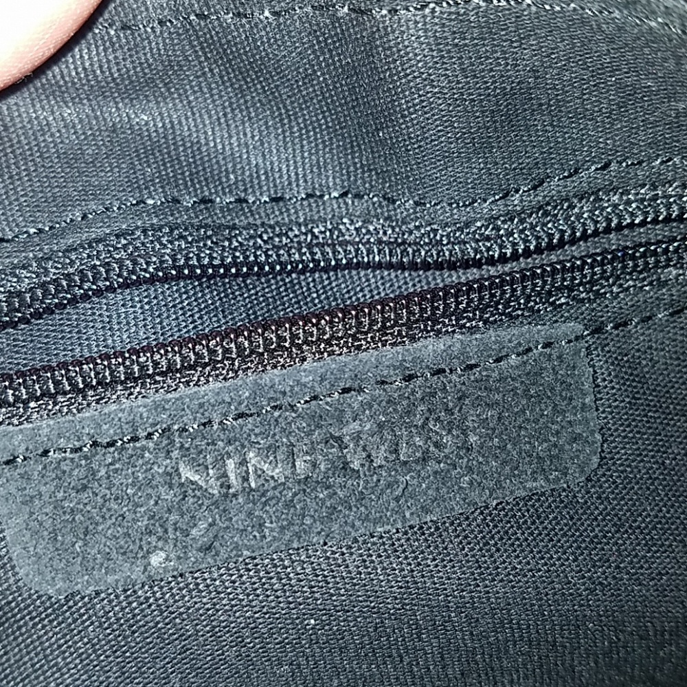 NWOT Nine West black suede bag - Picture 3 of 7